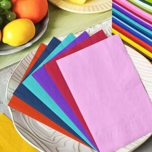 24 Colors Paper Napkins Guest Paper Disposable Towels Napkin Paper Hand Towels f